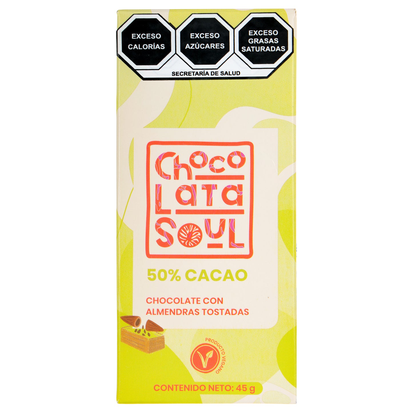 CHOCOLATE CREMOSO CON  ALMENDRAS TOSTADAS