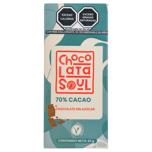 CHOCOLATE 70% SIN AZÚCAR