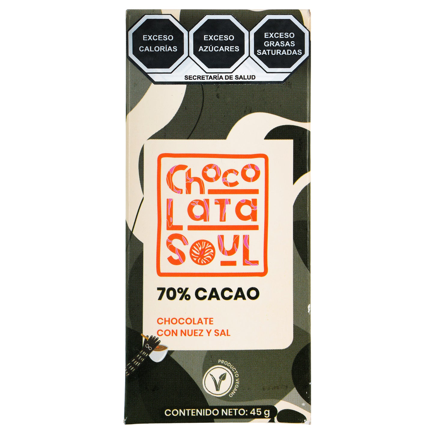 CHOCOLATE OSCURO CON NUEZ TOSTADA Y SAL