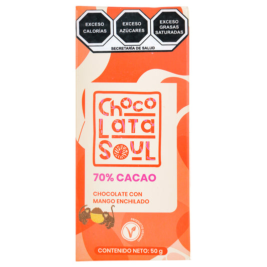 CHOCOLATE CON MANGO ENCHILADO